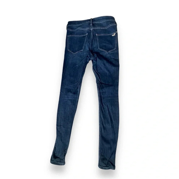 Hollister Women’s High-Rise Jean Legging Size 3R (26x28) Dark Wash Denim - Picture 2 of 7
